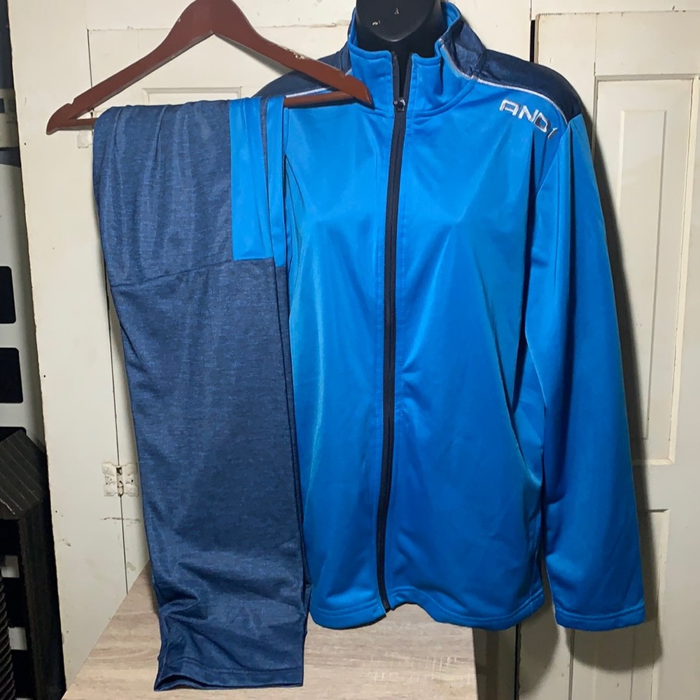 AND1 2 pc athletic sweat suit sz small
